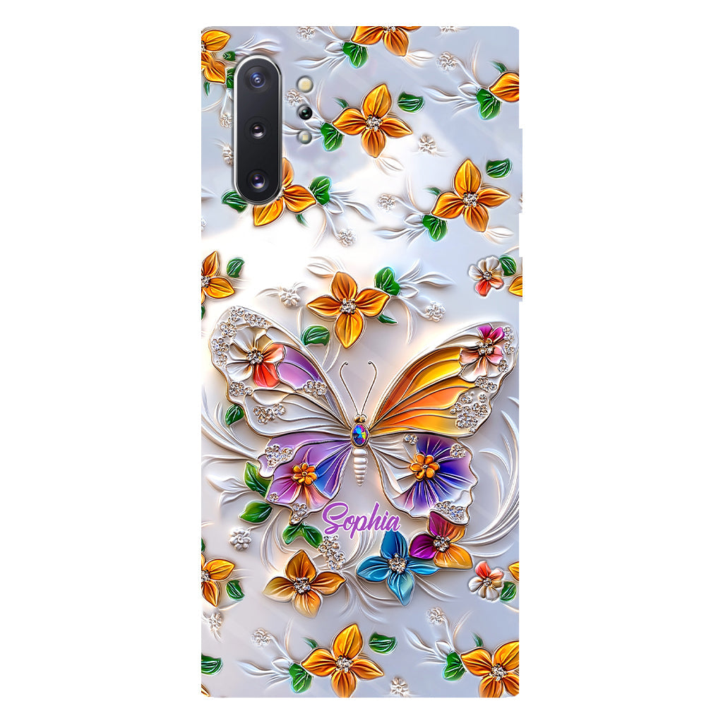 Stunning Butterfly Bee Dragonfly - Personalized Butterfly Full Print Phone Case