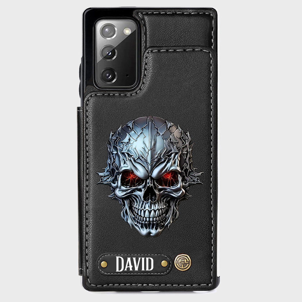 Cool Skull - Personalized Skull Wallet Phone Case