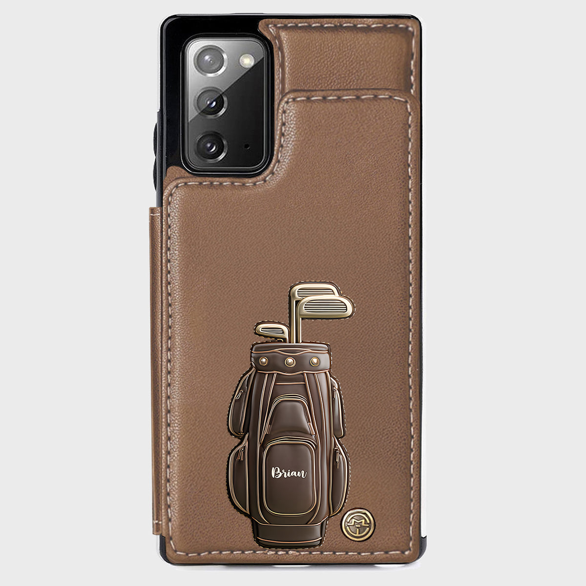 Luxury Gift For Golfer Custom Name - Personalized Golf Wallet Phone Case