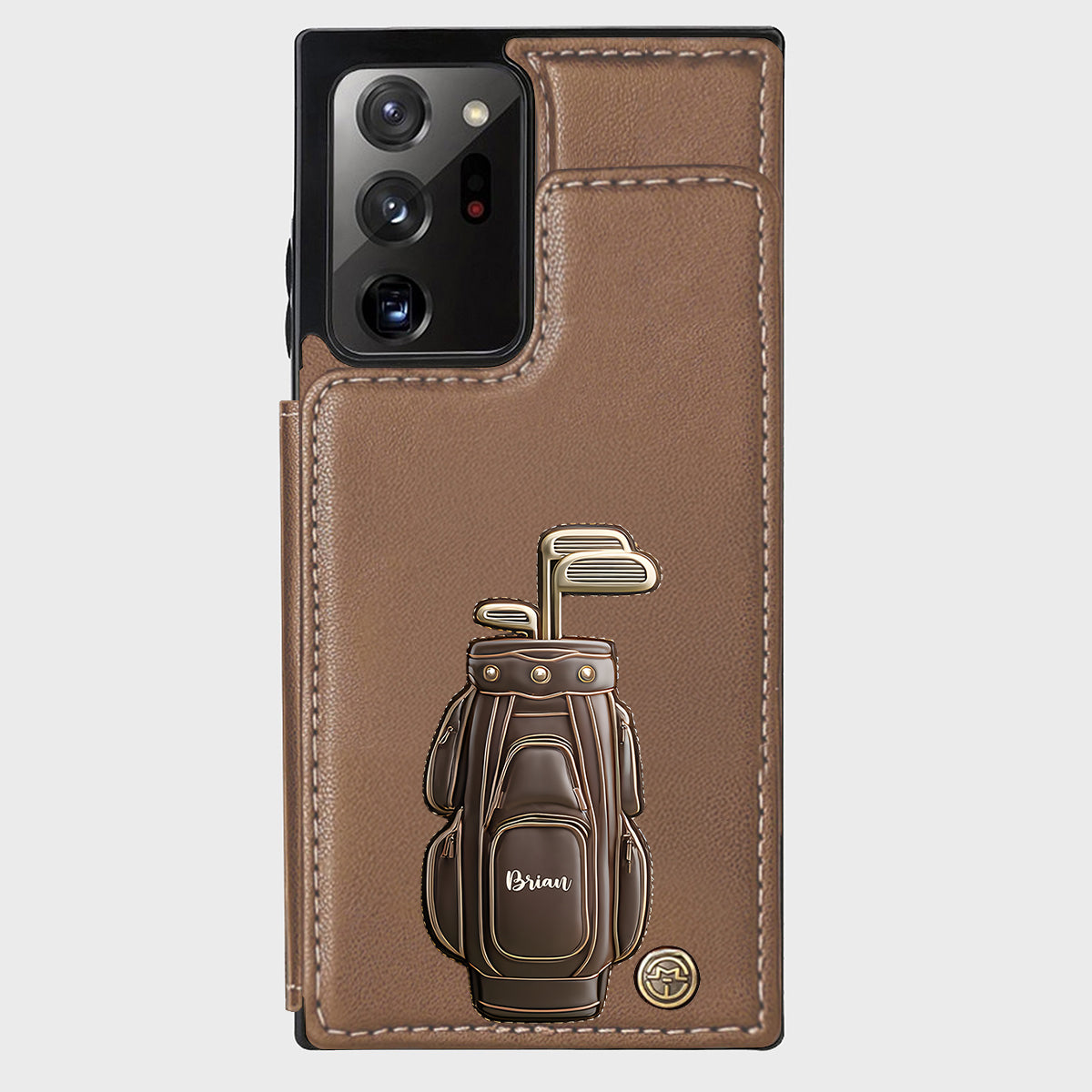 Luxury Gift For Golfer Custom Name - Personalized Golf Wallet Phone Case