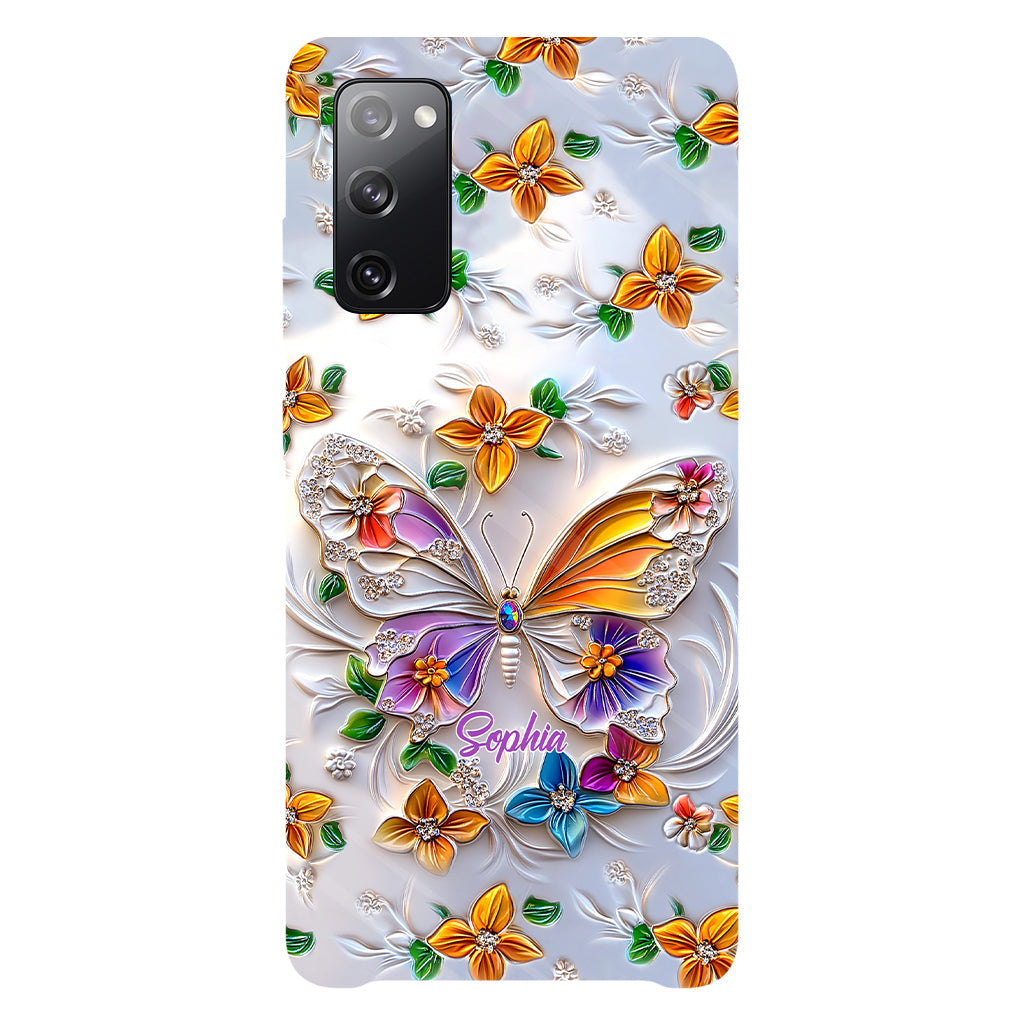 Stunning Butterfly Bee Dragonfly - Personalized Butterfly Full Print Phone Case