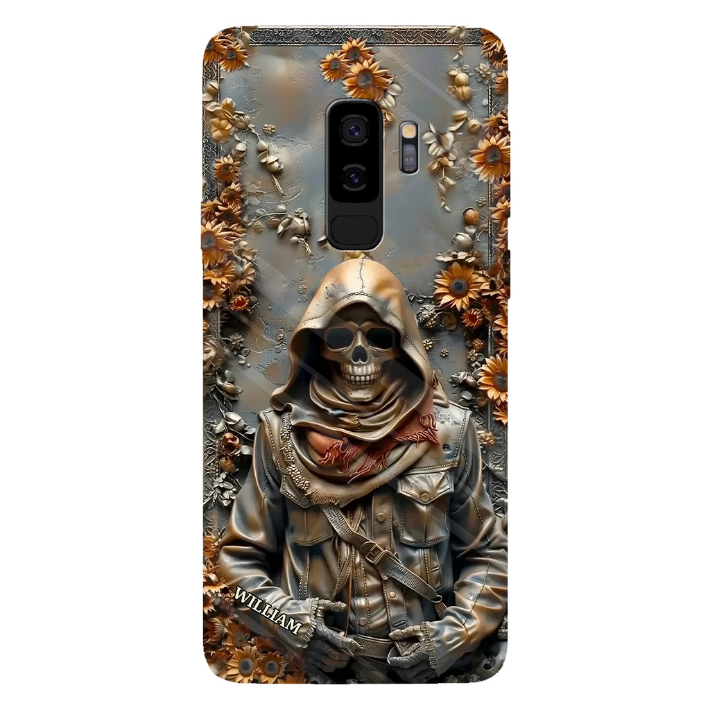 Vintage Skull - Personalized Skull Full Print Phone Case