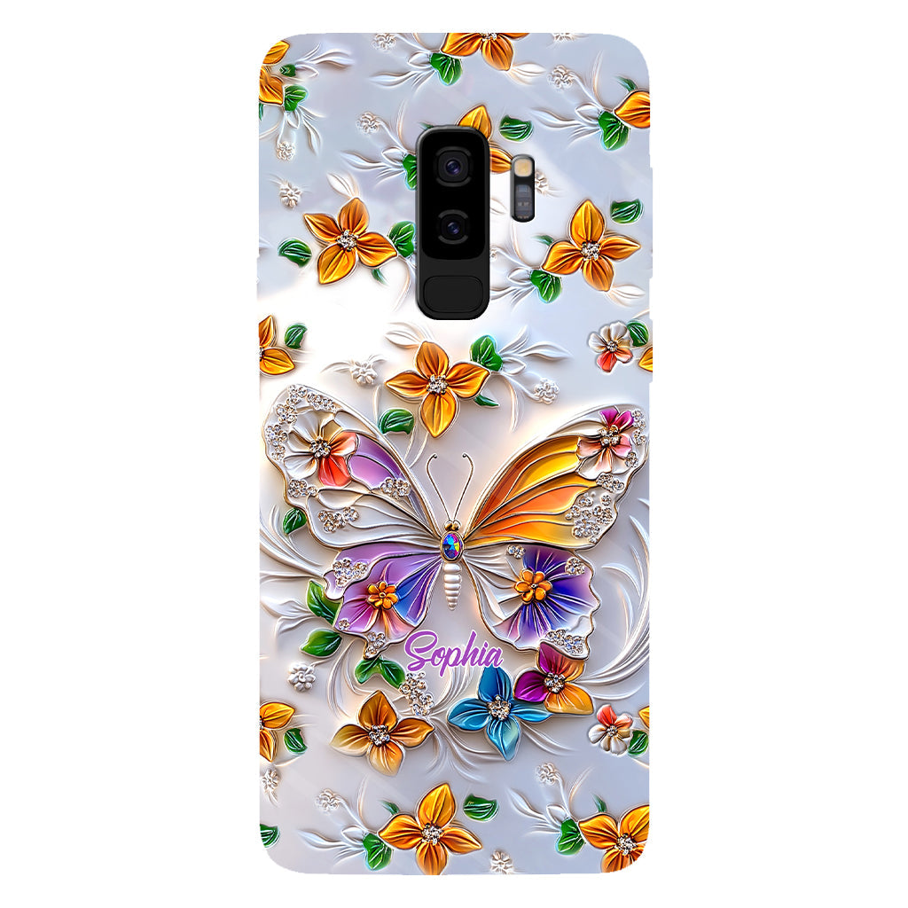 Stunning Butterfly Bee Dragonfly - Personalized Butterfly Full Print Phone Case
