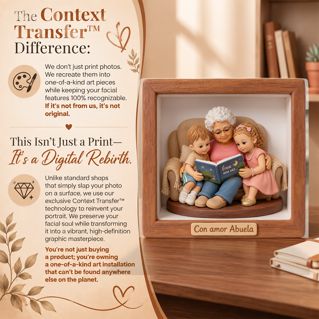 Personalized Custom Photo Single Mom Family Custom Shaped Acrylic Plaque Keepsake Gift