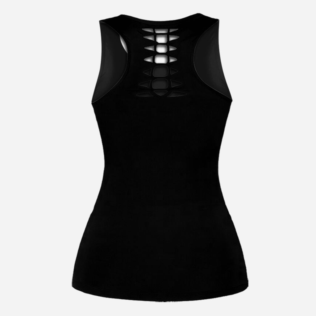 They Not Like Us - Personalized Juneteenth Hollow Tank Top and Leggings