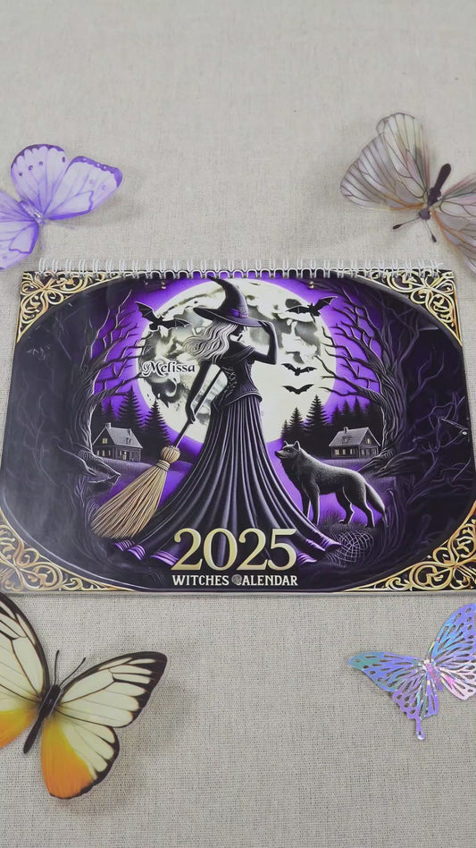 Witches Calendar - Personalized Witch Wall Calendar & Desk Calendar