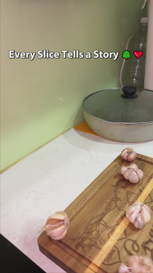 Grandkids Make Life More Grand - Personalized Grandma Cutting Board