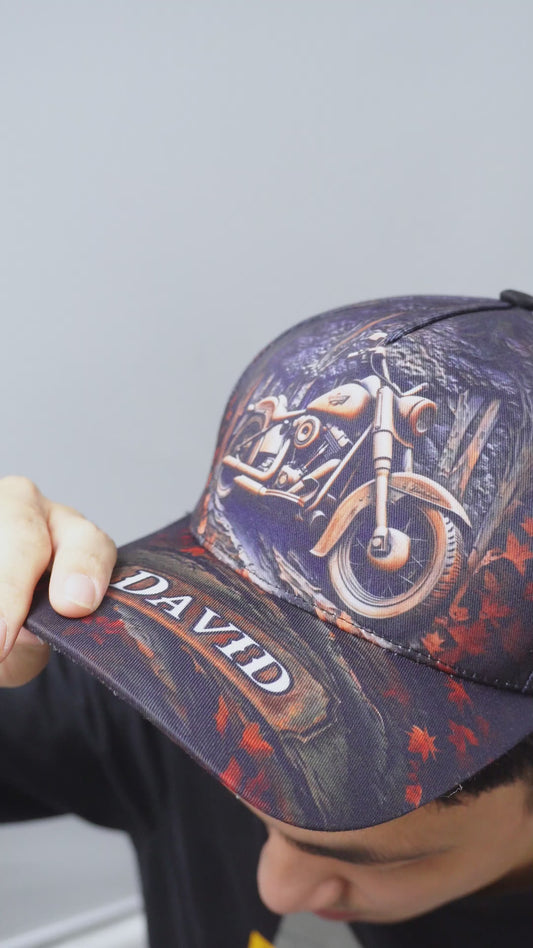 Time To Ride - Personalized Biker Classic Cap