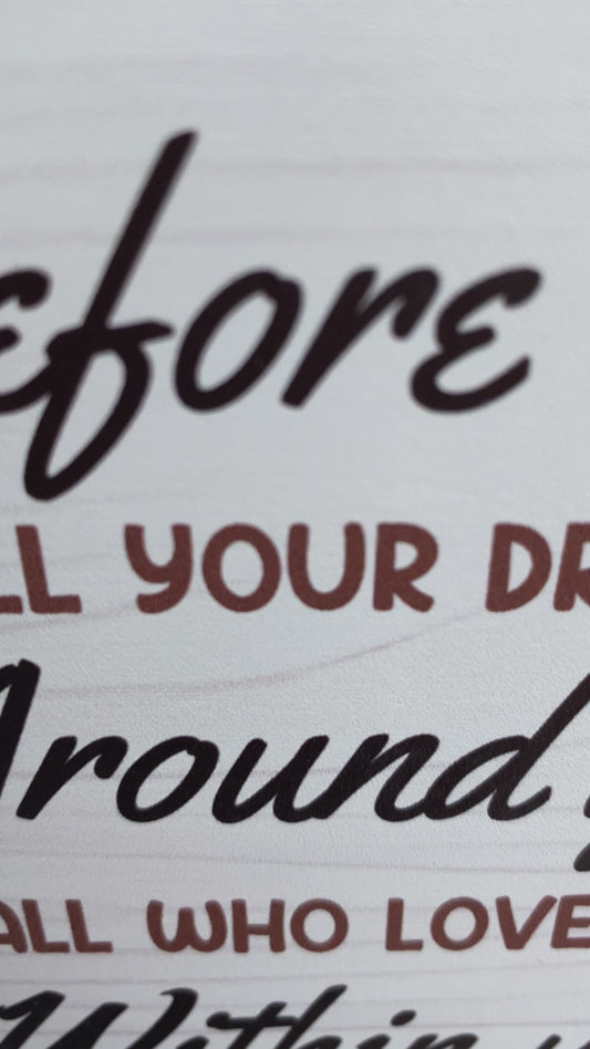 Behind You All Your Memories Before You All Your Dreams - Personalized Graduation 2 Layered Wood Sign / Wood Plaque