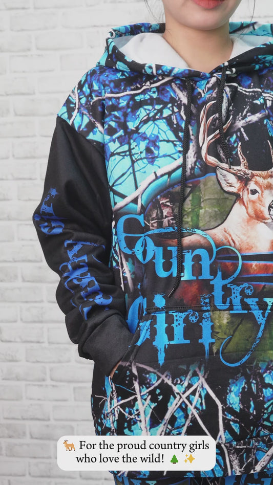 Country Girl - Personalized Hunting Hoodie and Leggings