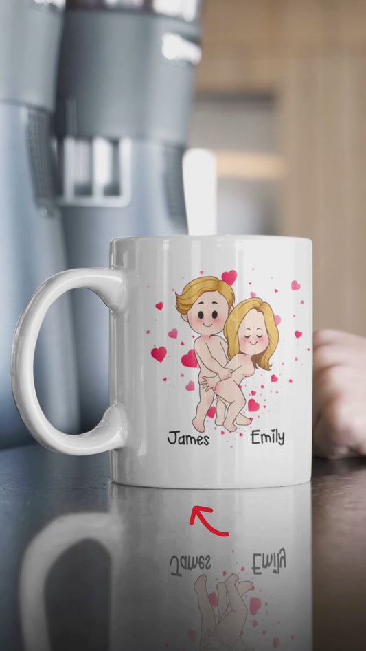 Making You Smile - Personalized Couple Mug
