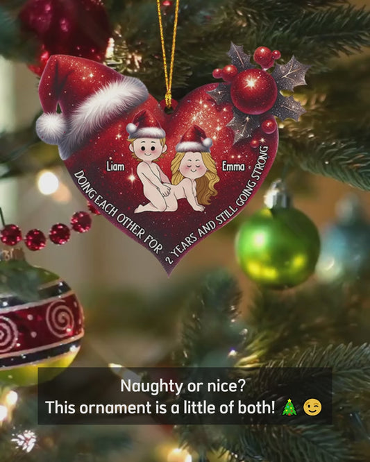 Doing Each Other - Personalized Couple Ornament