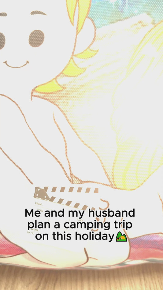 Together Is Our Favorite Place To Be - Personalized Camping Throw Pillow