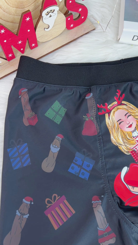 Unwrap This - Personalized Couple Men Boxer Briefs