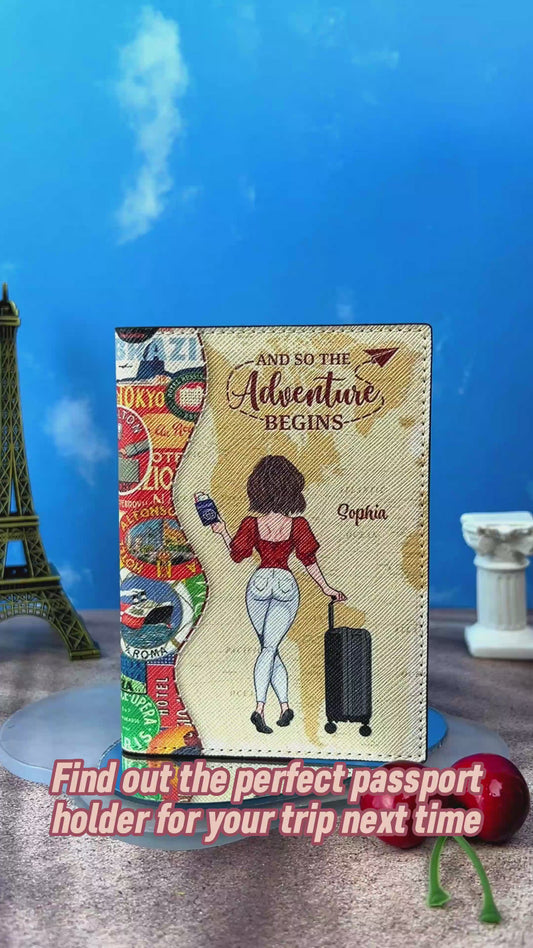 So The Adventure - Personalized Travelling Passport Holder