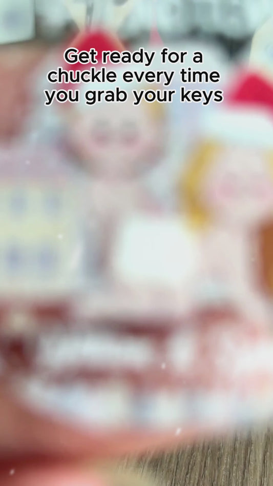 Christmas is Coming to Poundtown - gift for boyfriend, girlfriend, wife, husband - Personalized Transparent Keychain