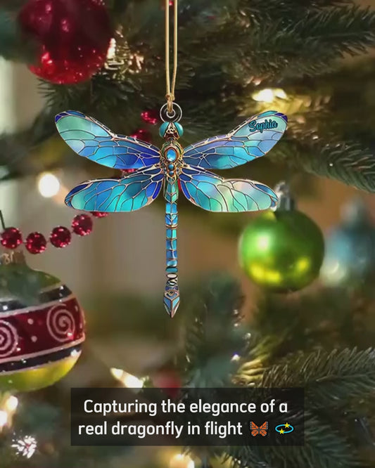 Blue Dragonfly - Personalized Gardening Ornament