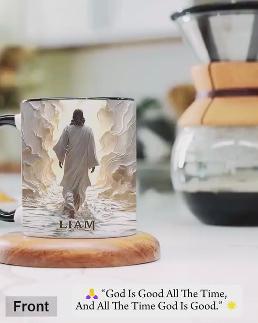 God Is Good All The Time - Personalized Christian Accent Mug