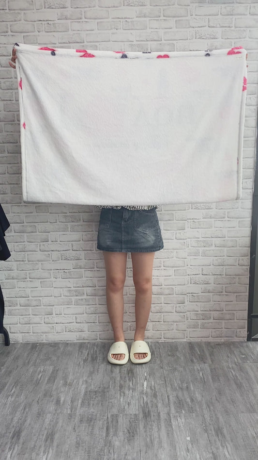 I Love Seeing You Naughty - Personalized Couple Blanket