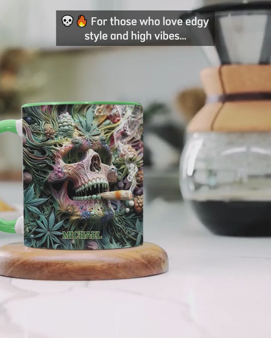 Dope Skull - Personalized Weed Accent Mug