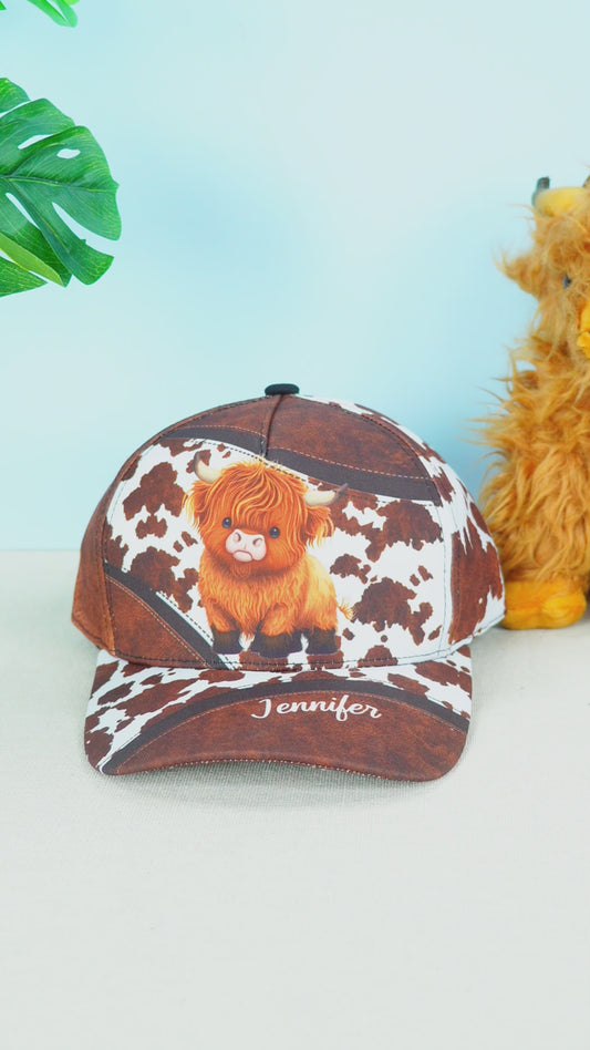 Love Highland Cows - Personalized Classic Cap