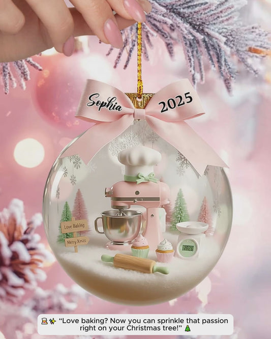Love Baking - Personalized Baking Ornament