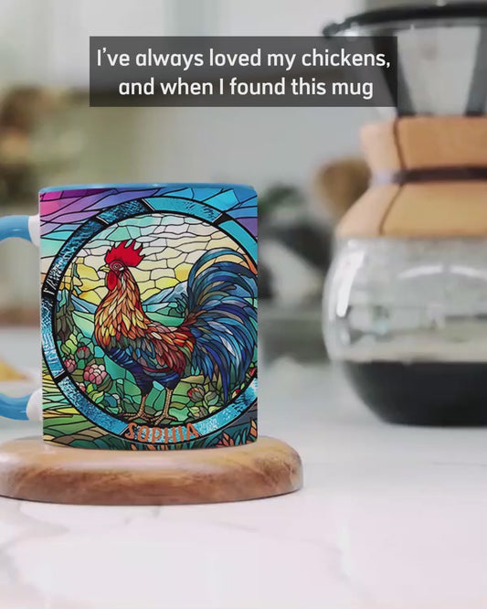 Love Chicken - Personalized Chicken Accent Mug