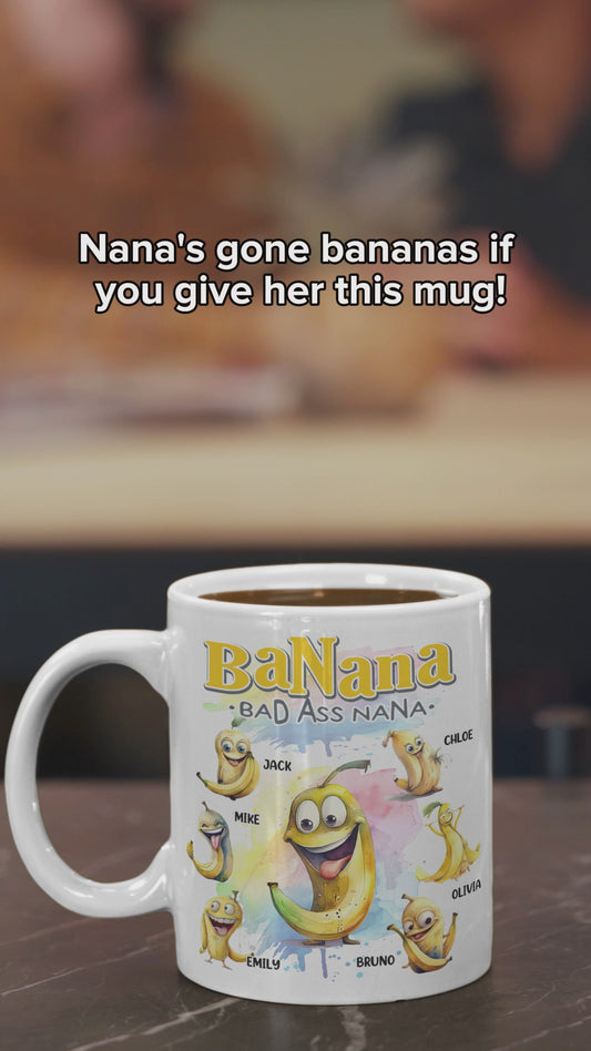 Banana Grandma - Personalized Grandma Mug