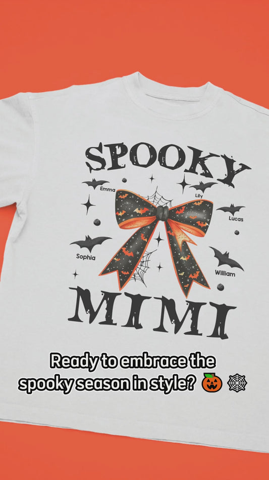 Spooky Mama - Personalized Mother T-shirt And Hoodie