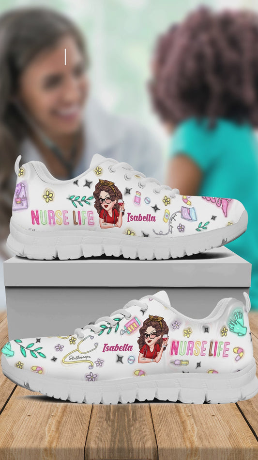 Nurse Life - Personalized Nurse Sneakers