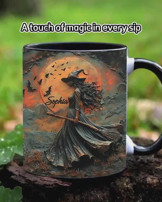 Beautiful Witch - Personalized Witch Accent Mug