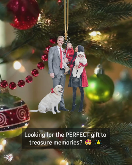 Any Photo Ornament - Personalized Family Custom Shaped Ornament