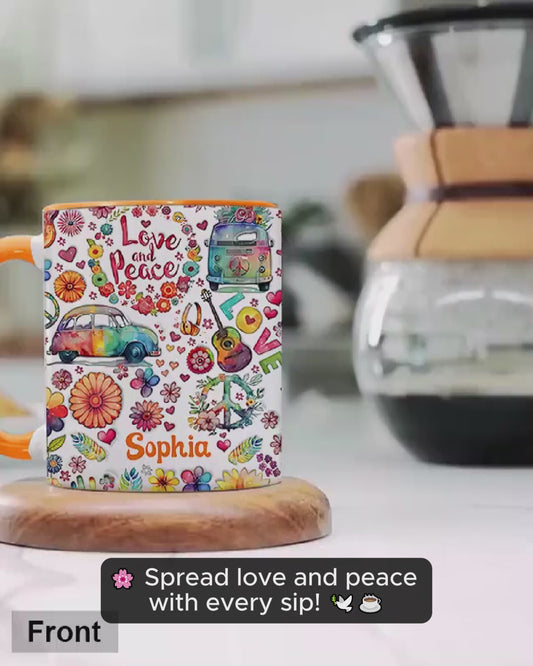 Hippie Soul - Personalized Hippie Accent Mug