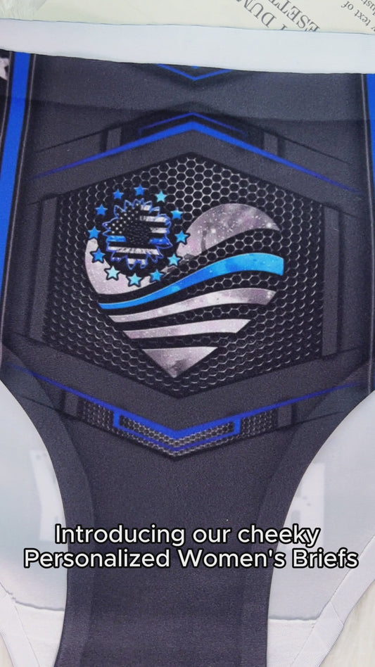 Report For Booty - Personalized Police Officer Women's Briefs