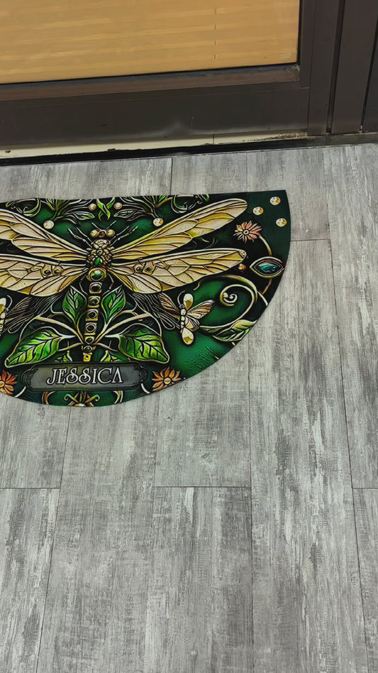 Beatiful Garden - Personalized Gardening Shaped Doormat