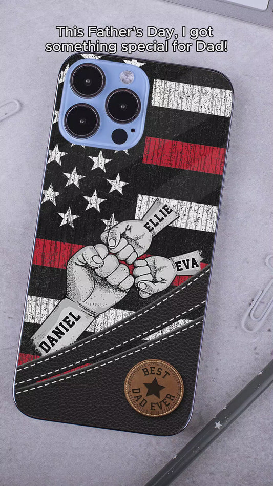 Wolf Pack - Personalized Father Phone Case