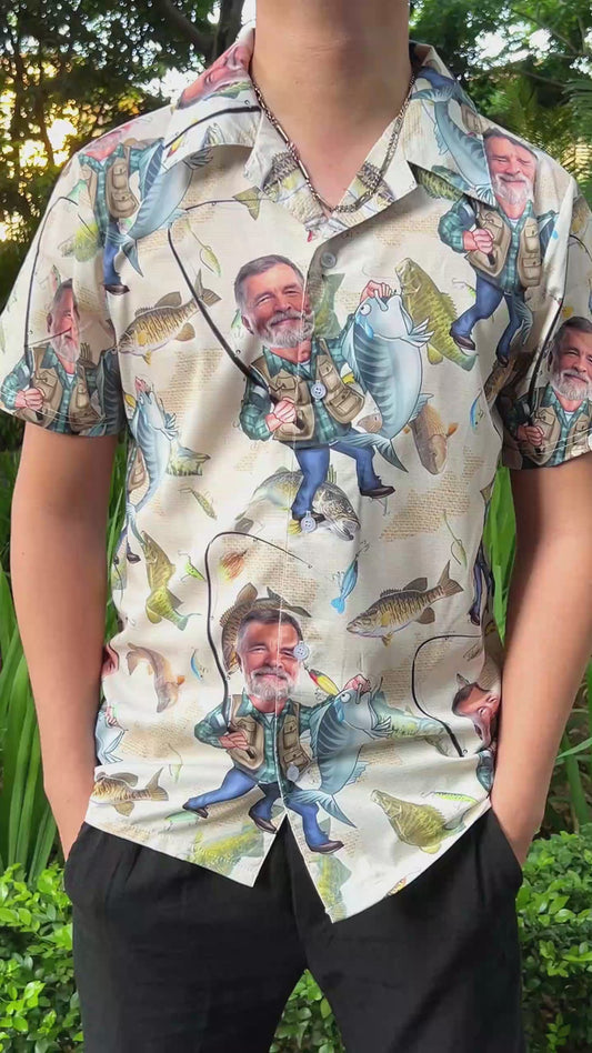 Fishing Shirt - Personalized Fishing Hawaiian Shirt