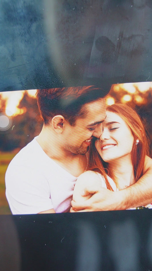 The Day Our Journey Began Photos & Calendar Custom - Personalized Couple Clear Phone Case