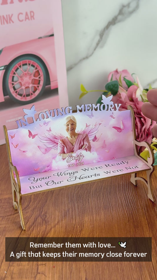 In Loving Memory - Personalized Memorial Wooden Bench