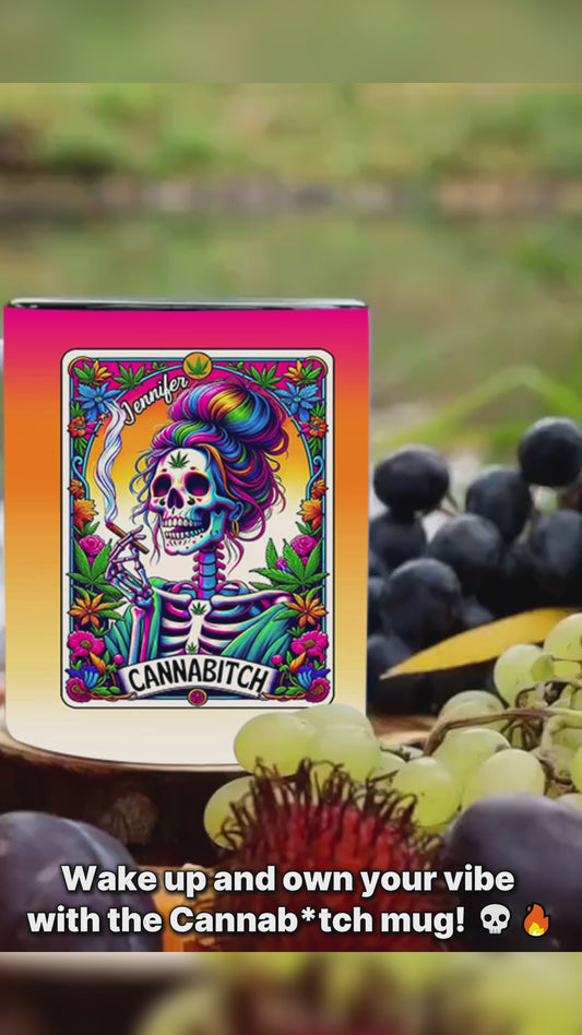Cannab*tch - Personalized Weed Accent Mug