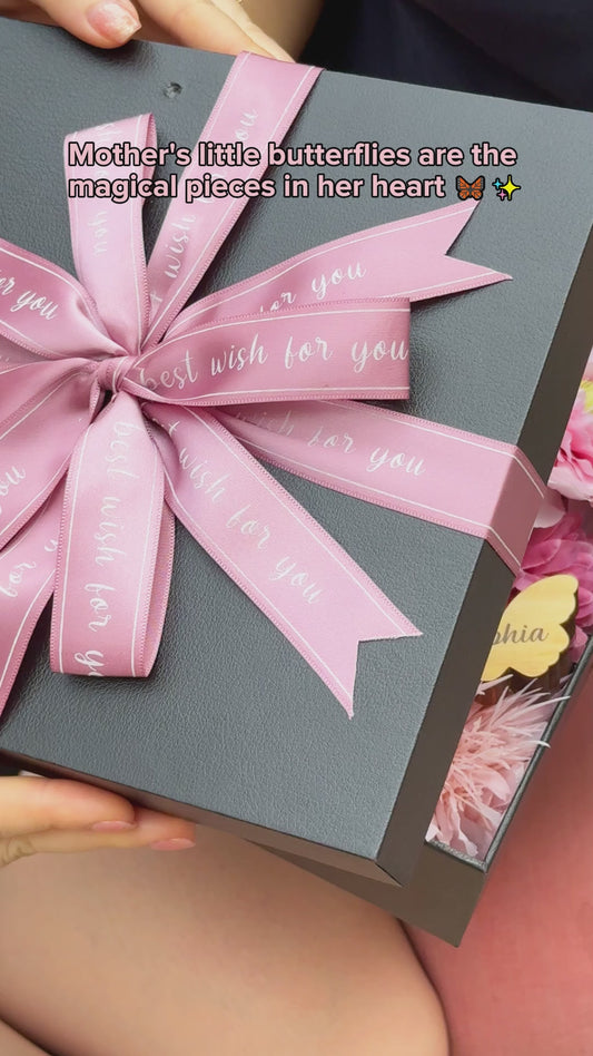 Butterfly Puzzle - Personalized Mother Shaped Wooden Puzzle