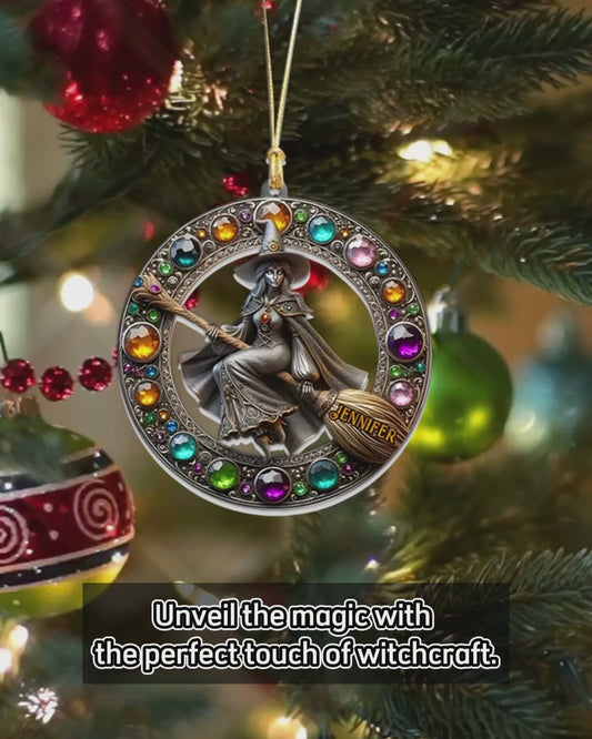Beautiful Witch - Personalized Witch Ornament