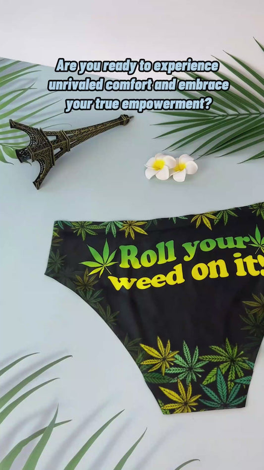 Roll Your Weed On It 4:20 - Personalized Weed Women Briefs