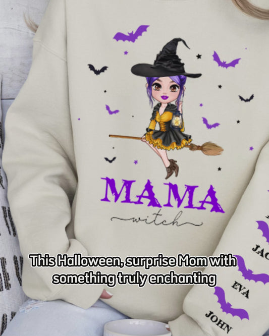 Mama Witch - Personalized Mother All Over Shirt