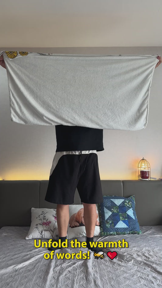 Just Be Happy - Personalized Blanket