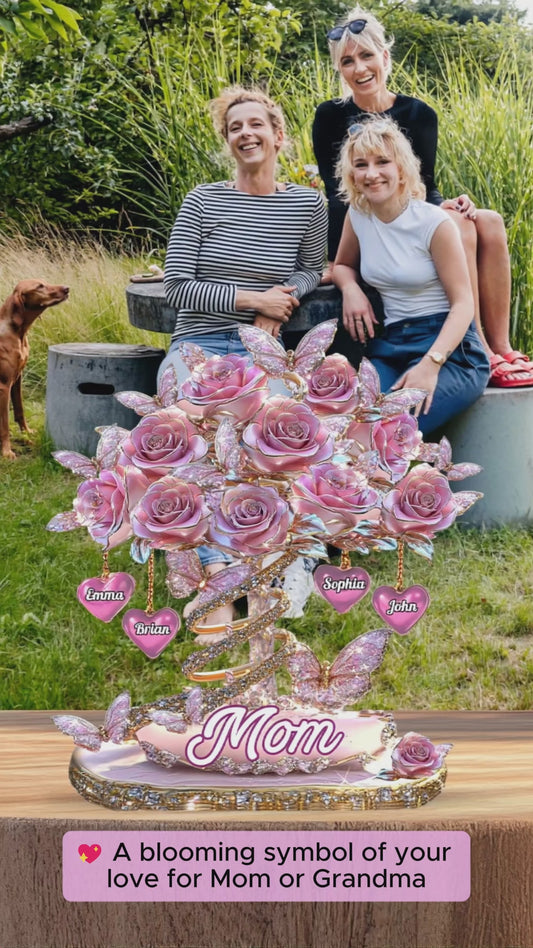 Best Mom Ever - Personalized Mother Custom Shaped Acrylic Plaque