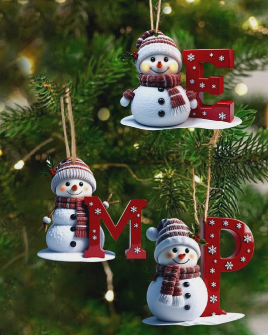 Merry Christmas - Personalized Family Ornament