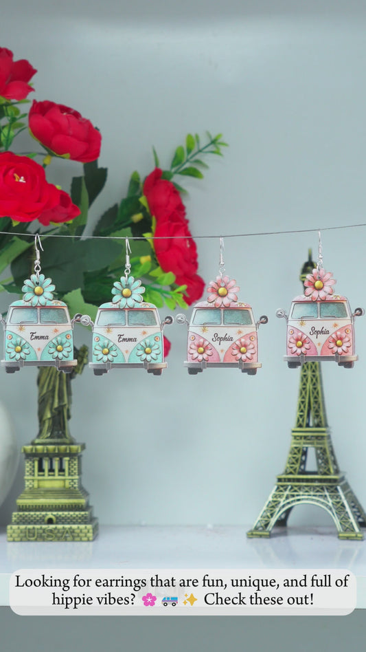 Hippie Soul - Personalized Hippie Earrings