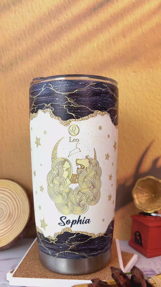 Zodiac Sign Nutrition Facts - Personalized Horoscope Tumbler