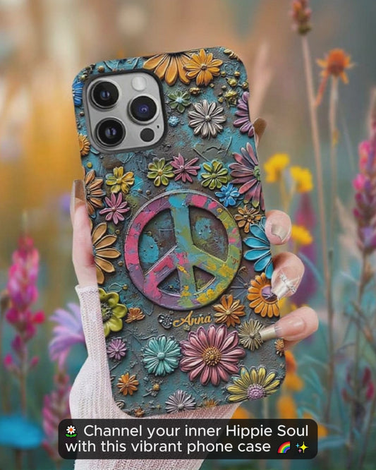 Hippie Soul - Personalized Hippie Full Print Phone Case